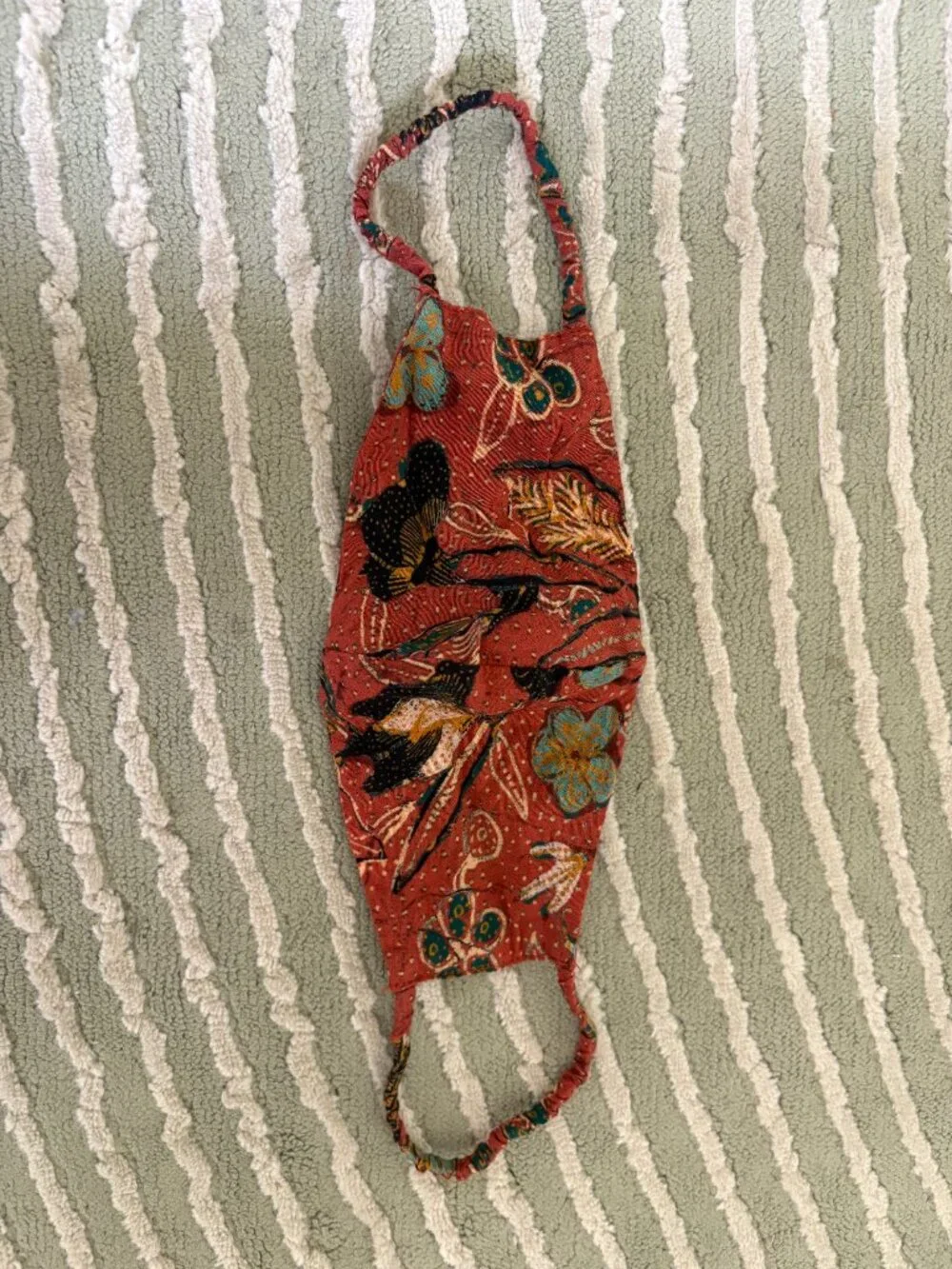 ✨ ULLA JOHNSON Floral Printed Cotton Face Mask ✨
